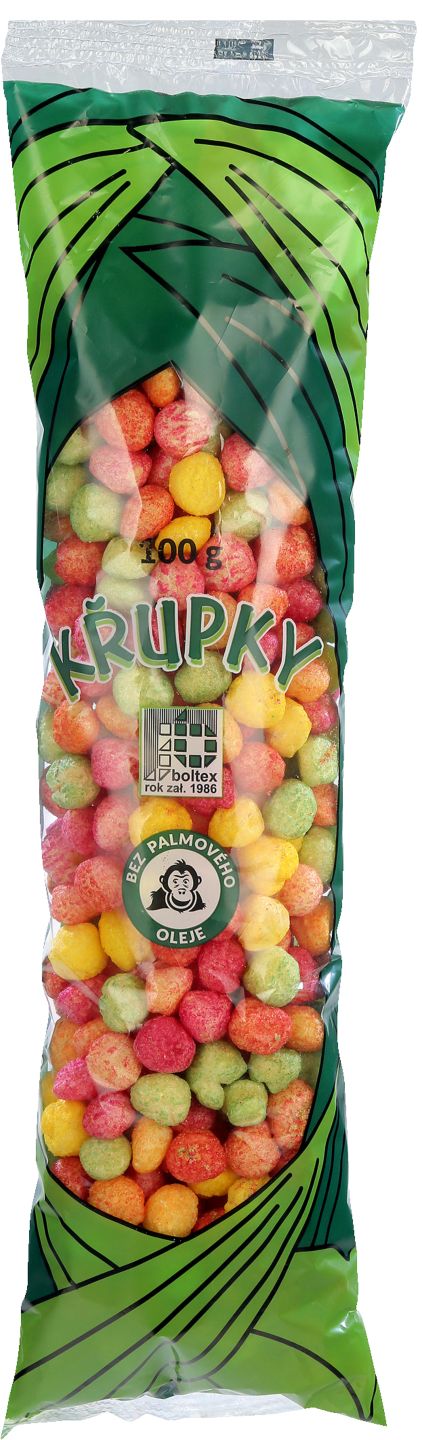 Křupky s ovocnou příchutí