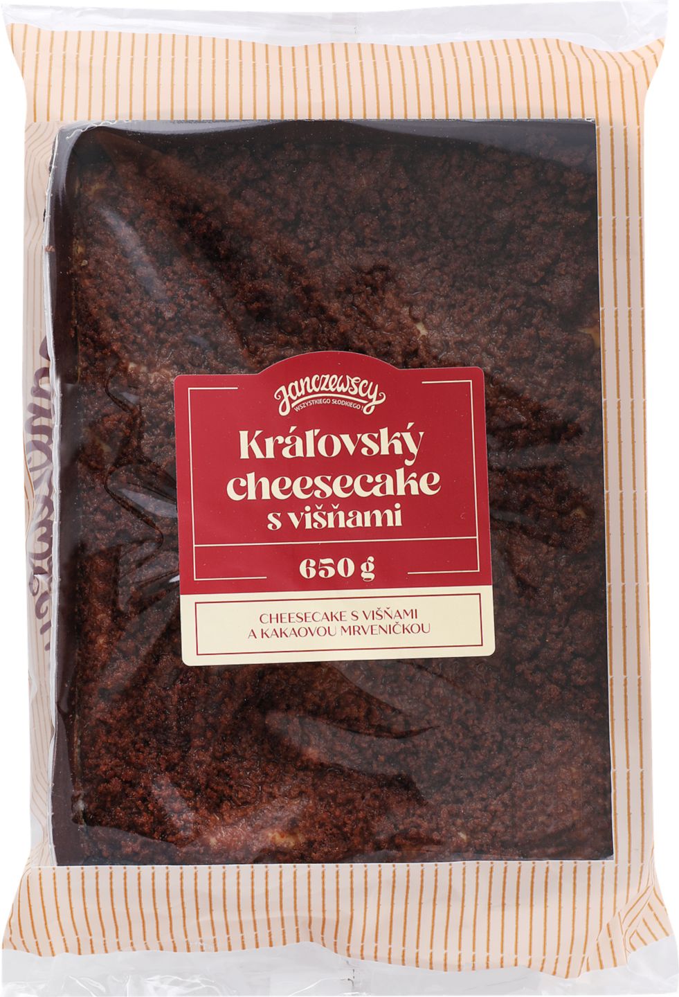 Kráľovský cheesecake s višňami 650 g