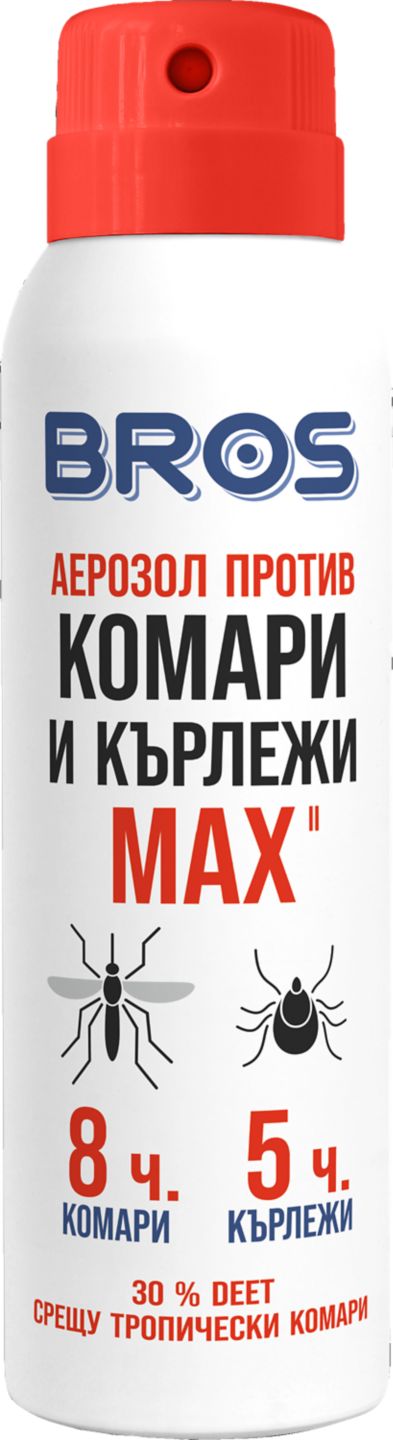 Изображение на Bros Спрей МАХ
срещу комари и кърлежи