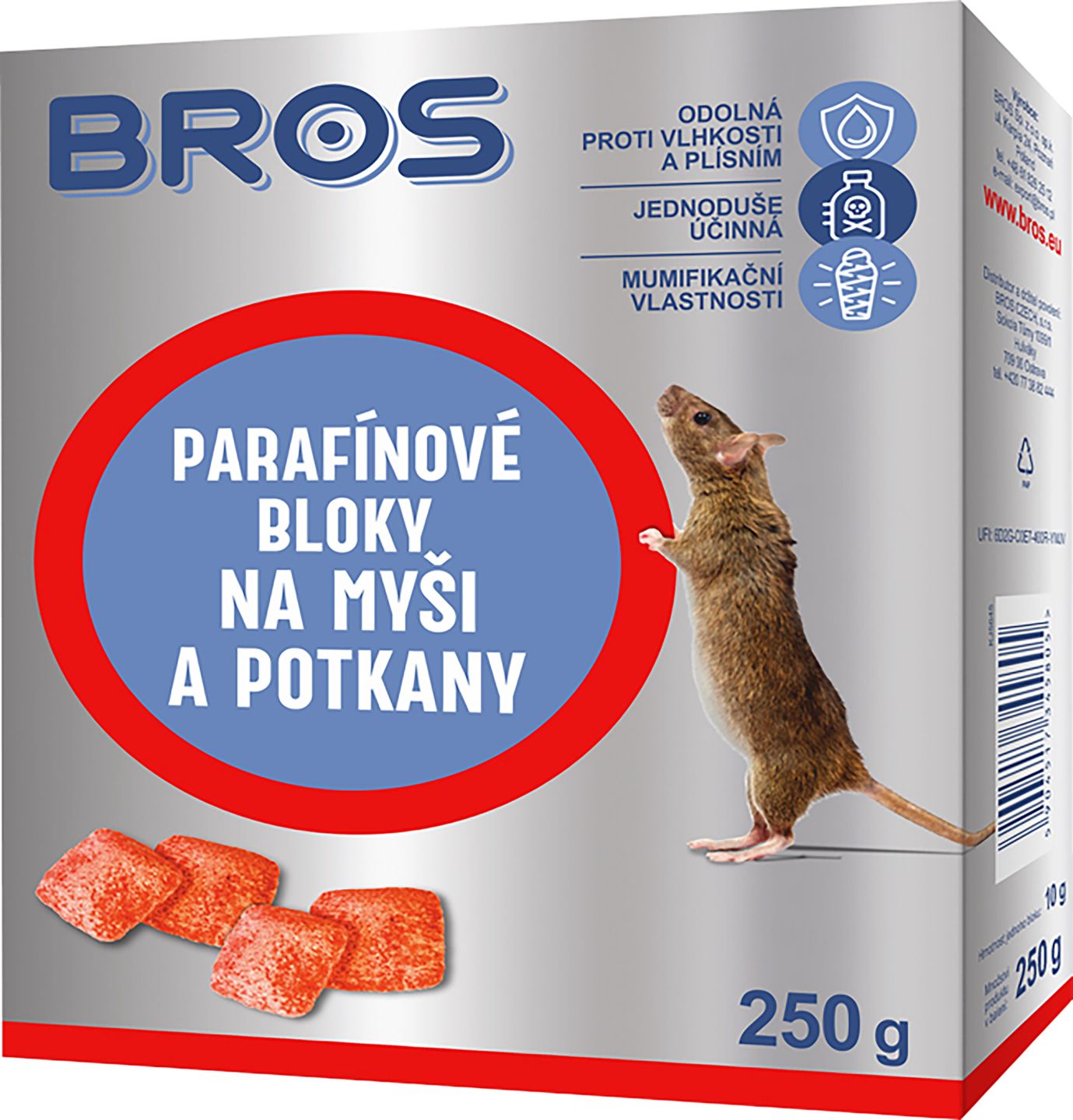 ROS parafínové bloky na myši
250g