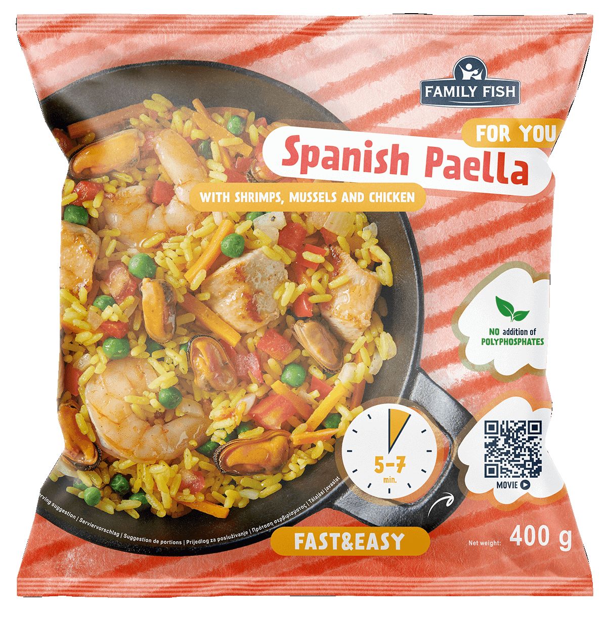 Изображение на Family Fish Испанска паеля
замразена