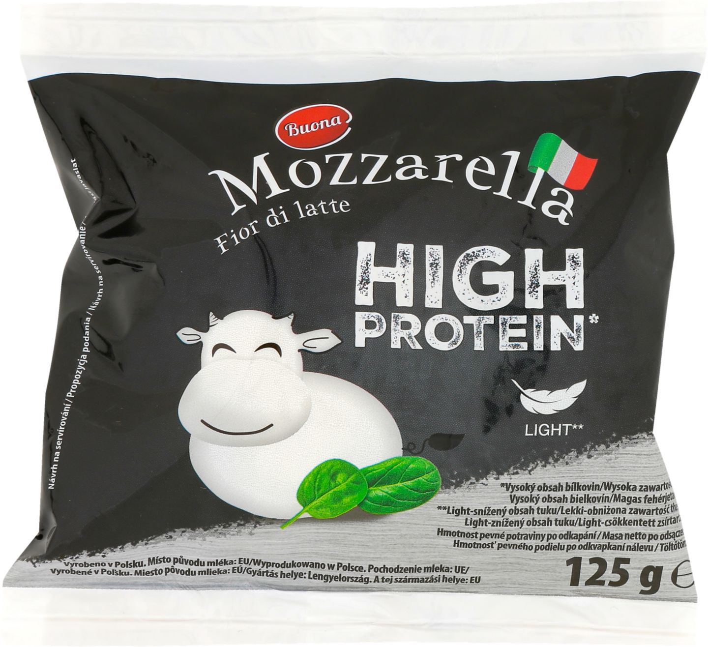 BUONA Mozzarella
High protein