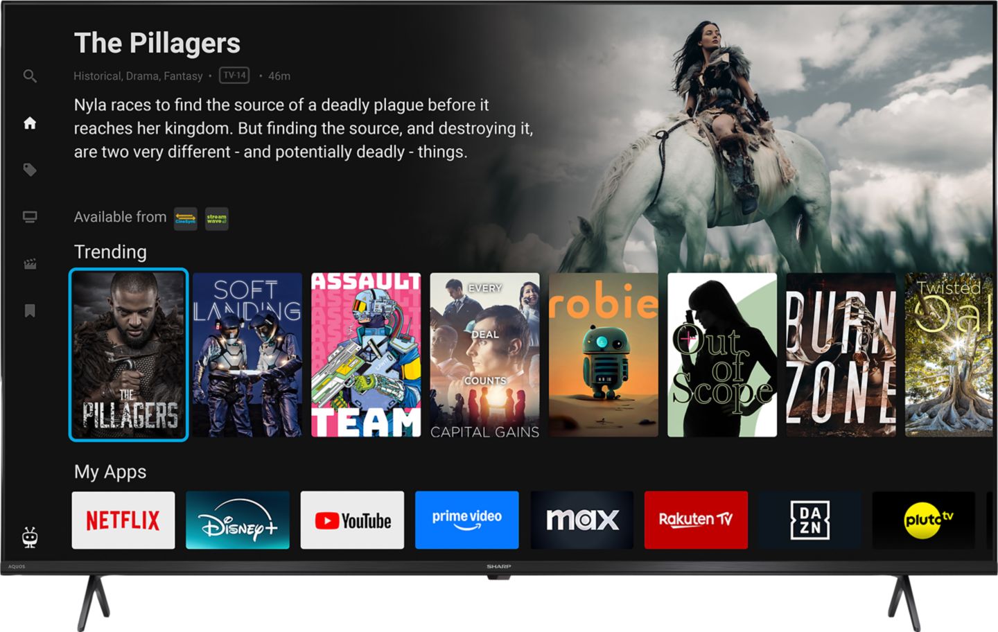 SHARP QLED-Smart-TV 50 Zoll »50HM5245E«