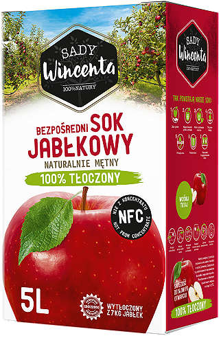 Sady Wincenta Sok 100% tłoczony