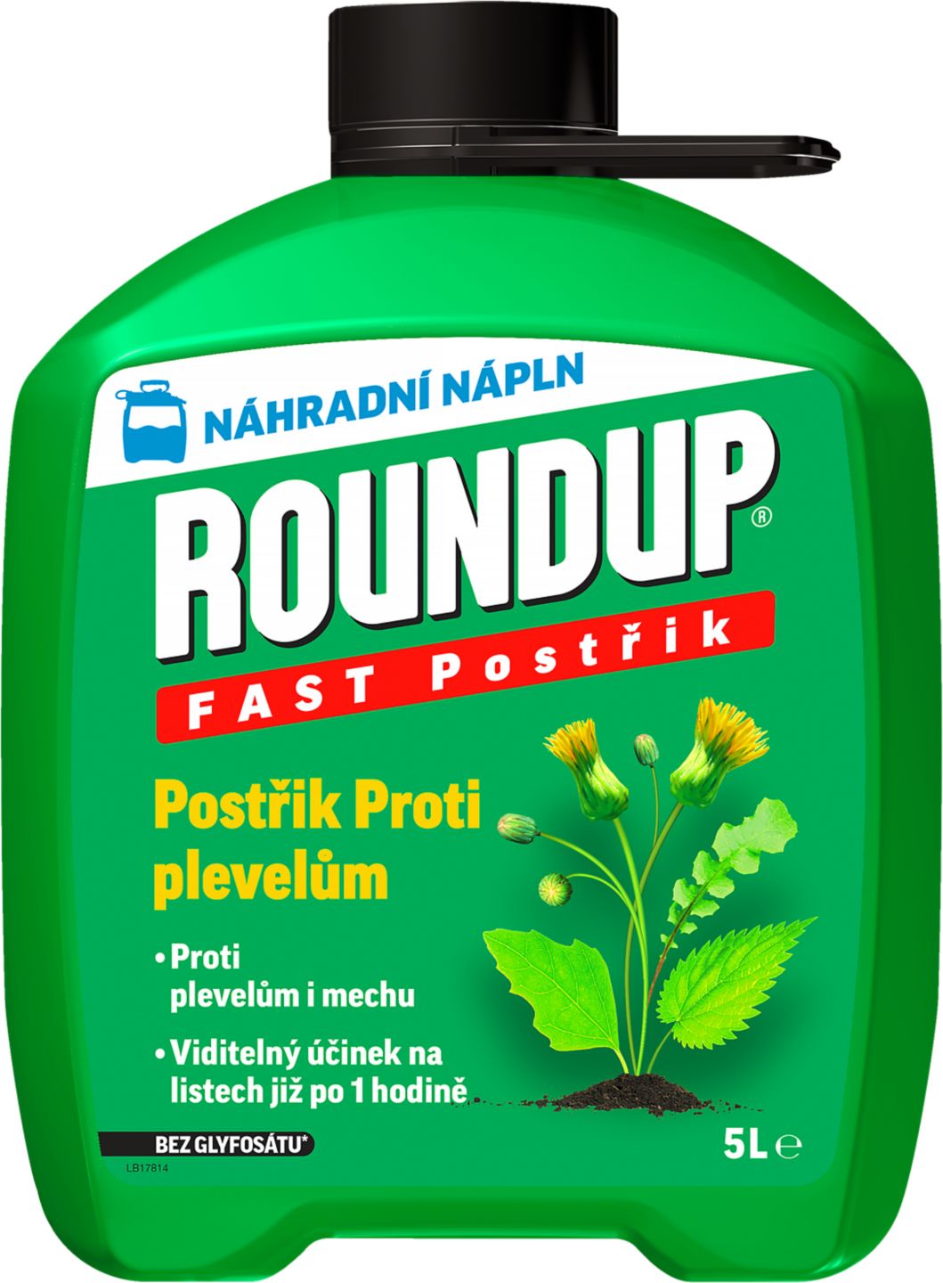 ROUNDUP FAST Náhradní náplň³
objem: 5000 ml