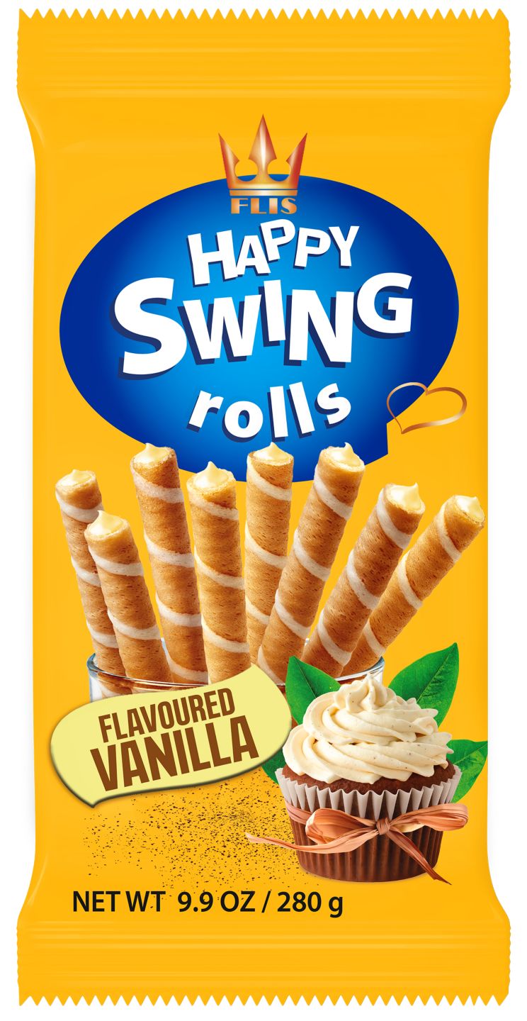 FLIS Happy Swing Rolls Vanilla