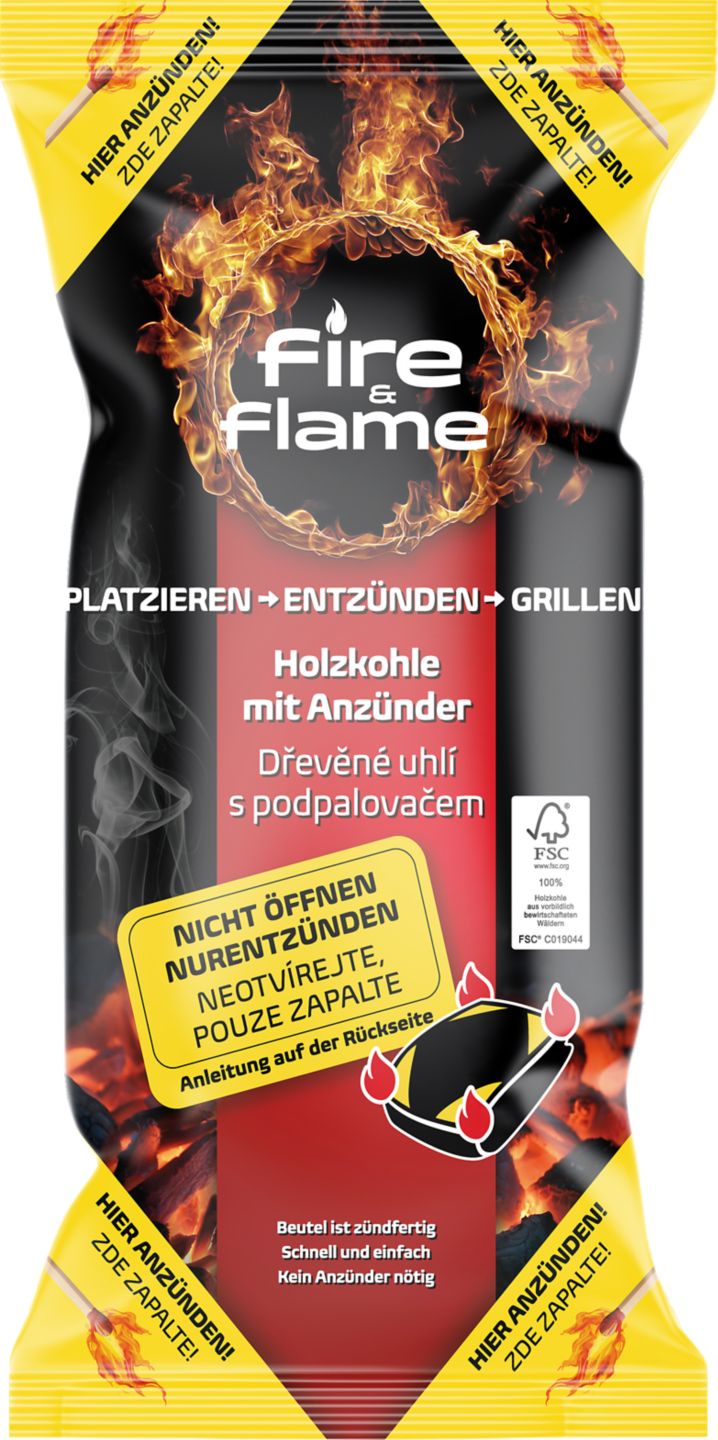 FIRE & FLAME Instant-Grillkohle 