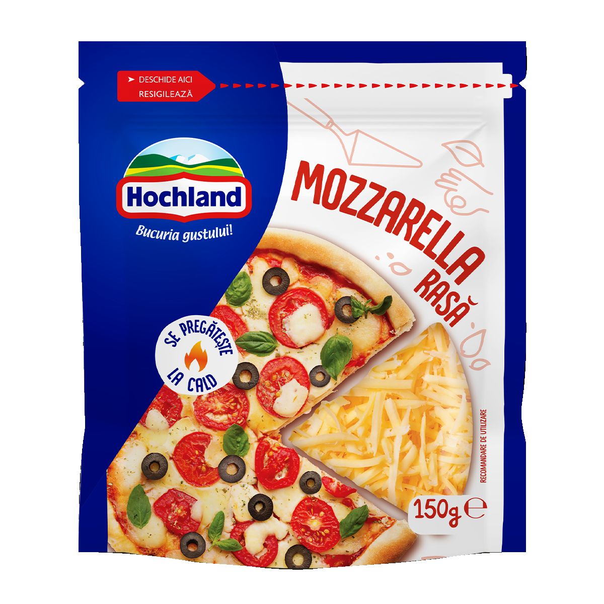 Изображение на HOCHLAND Моцарела или Микс сирена
настъргани