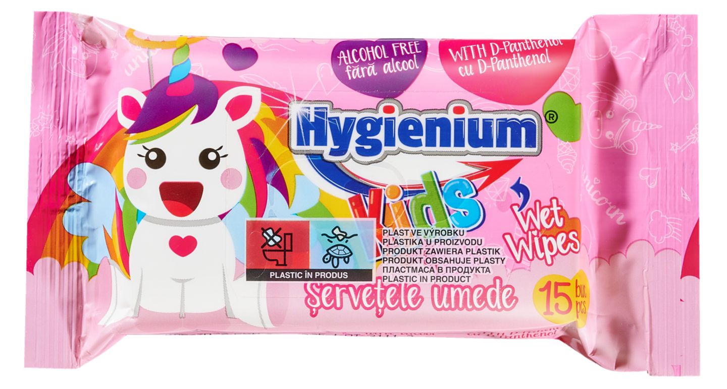 Изображение на Hygienium Kids Мокри кърпички