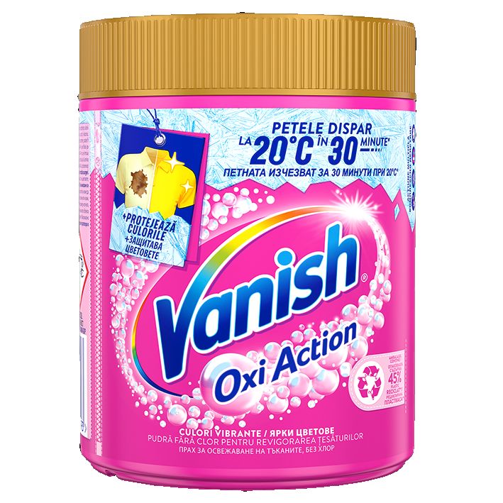 Изображение на Vanish OXI препарат против петна
за цветни и бели тъкани
