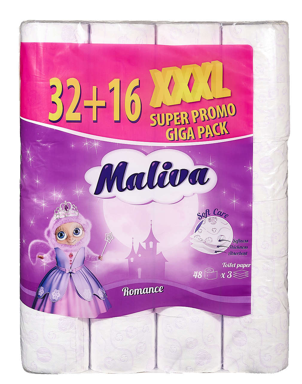 Изображение за продукта Maliva Тоалетна хартия трипластова