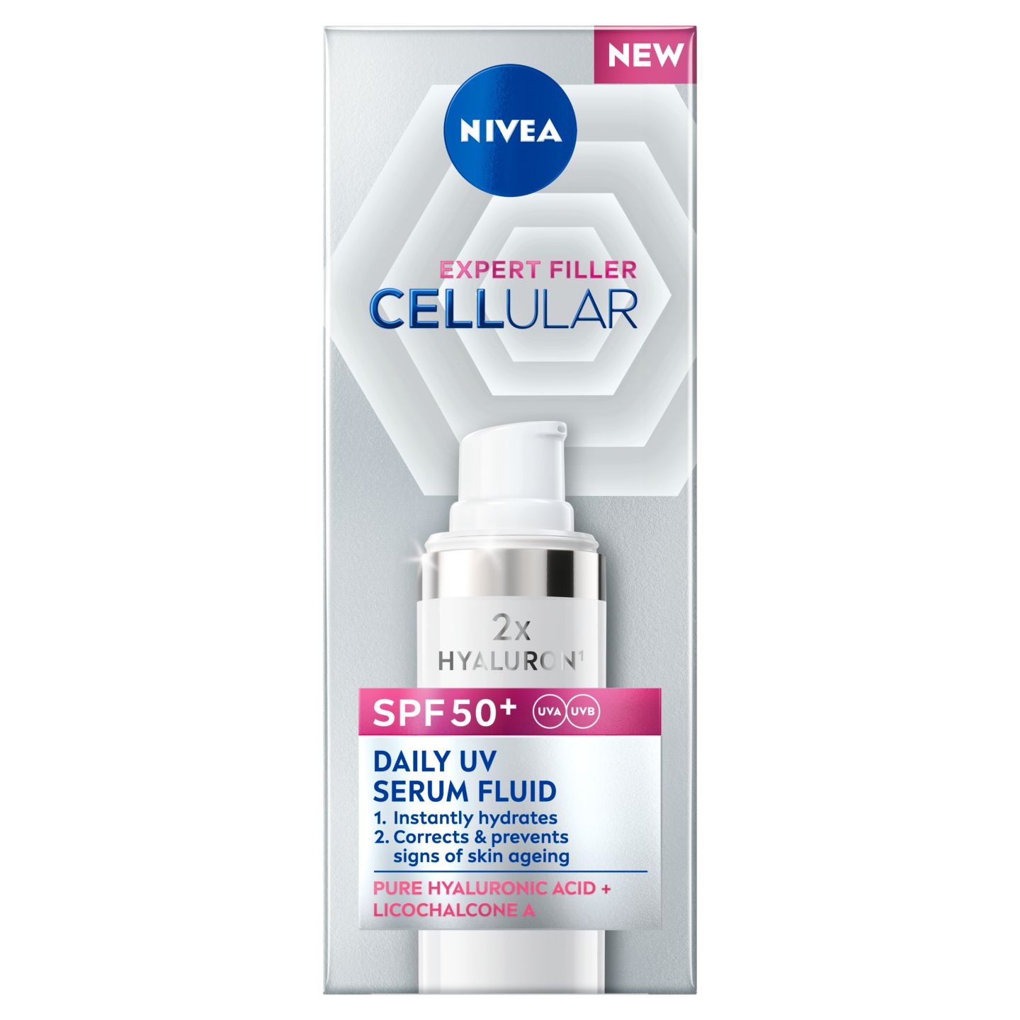 Изображение на NIVEA Серум флуид за лице Cellular
SPF50+