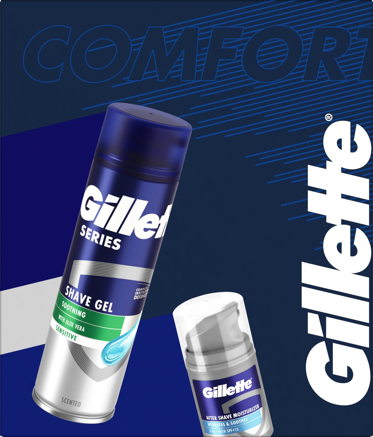 Изображение на Gillette Мъжки козметичен комплект
Series Soothing