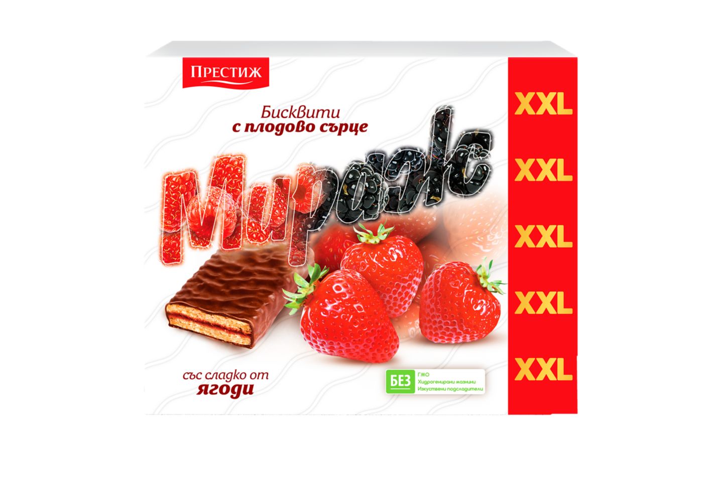 Изображение на МИРАЖ Тунквани бисквити XXL
ягода