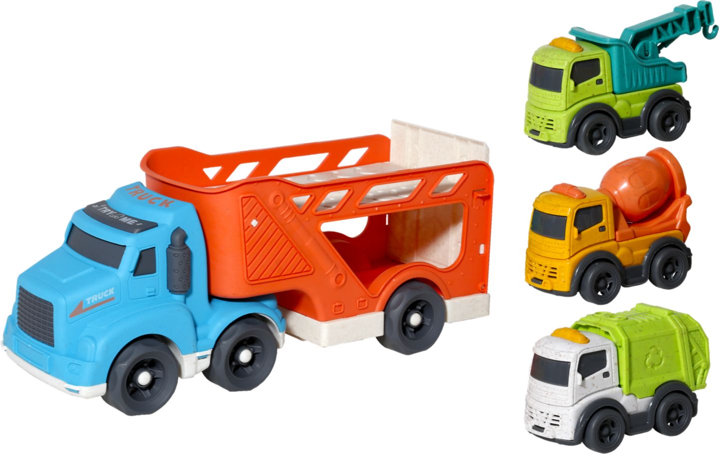 Kamion včetně 3 autíček