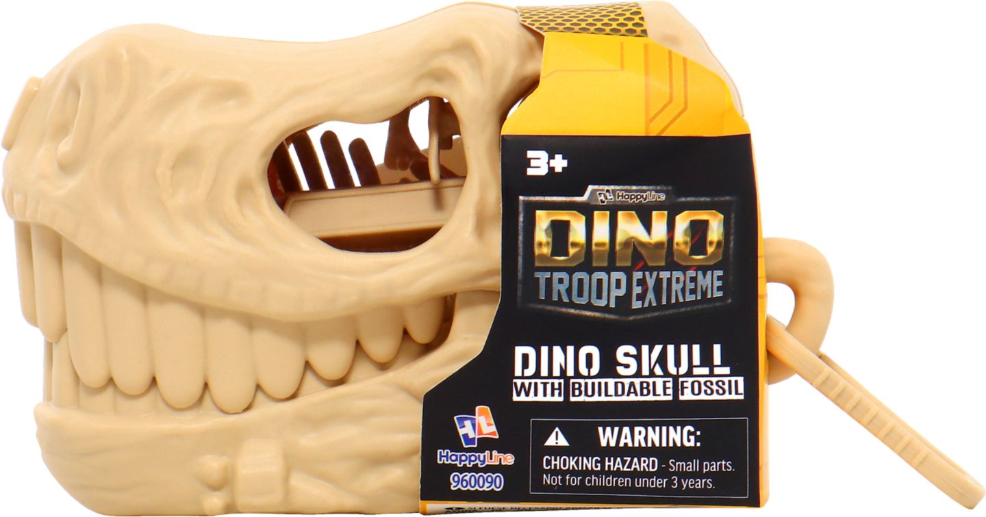 Dinosauří lebka se sestavitelnou fosilií