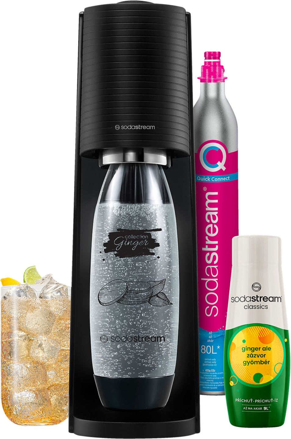 SODASTREAM Výrobník sody TERRA Black
Ginger Ale Megapack