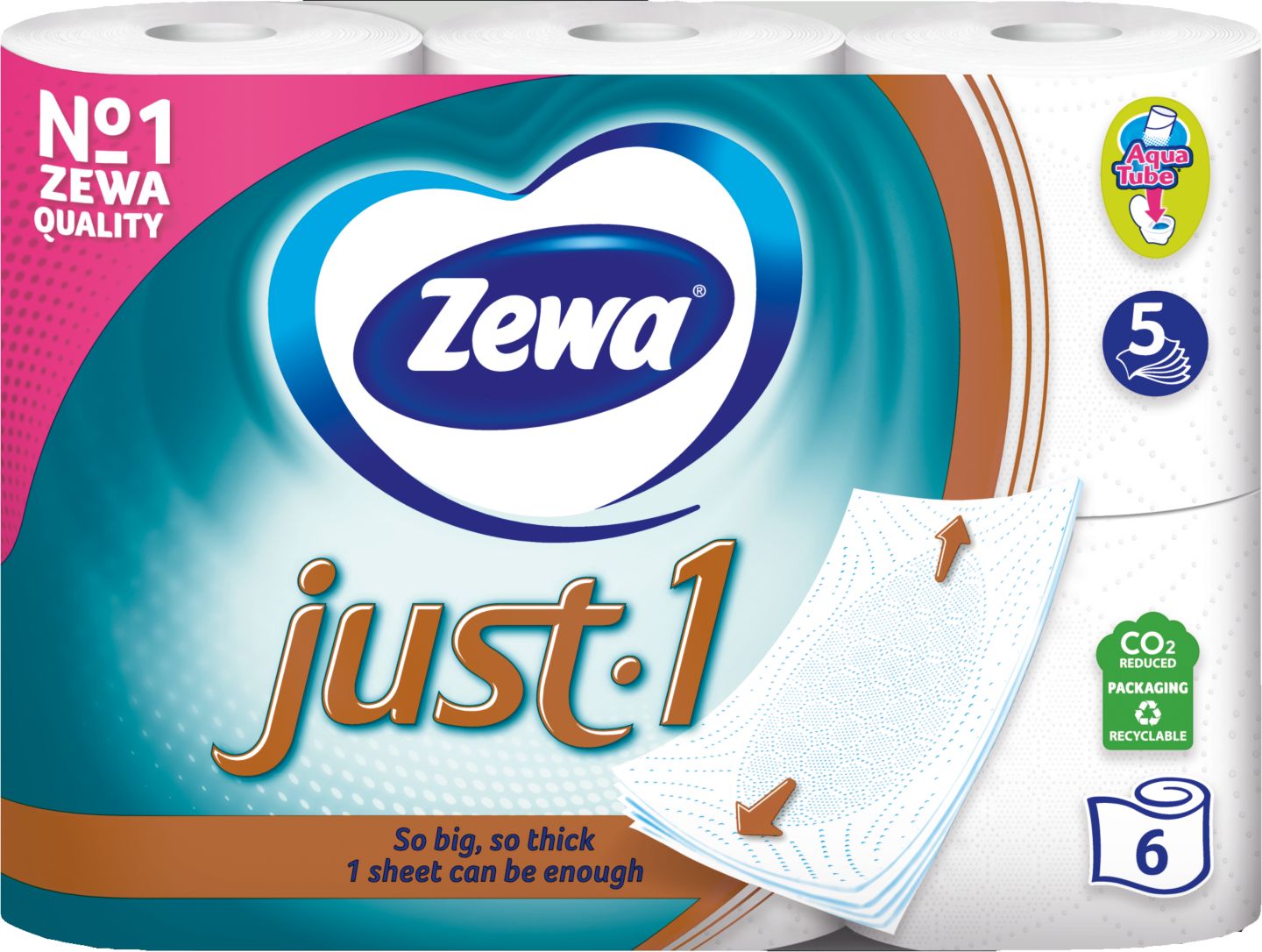 Изображение на Zewa Tоалетна хартия Just 1