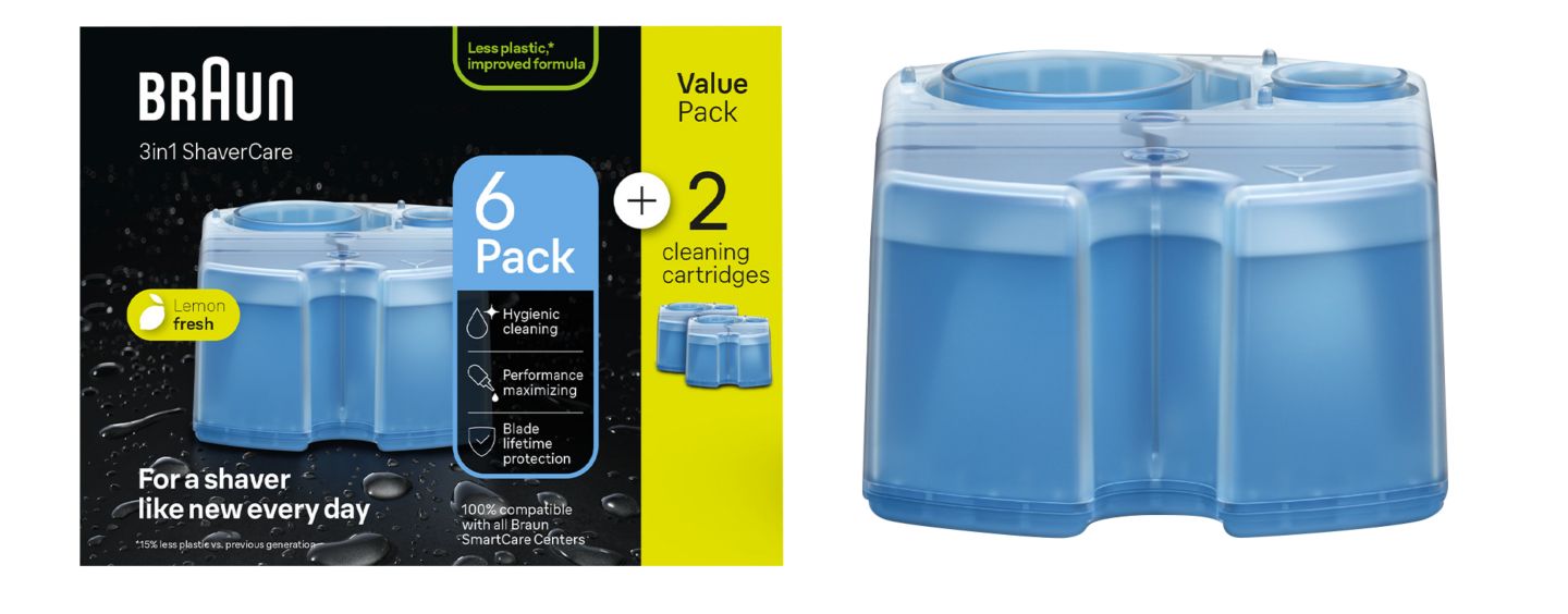 BRAUN Reinigungskartuschen für Reinigungsstationen
