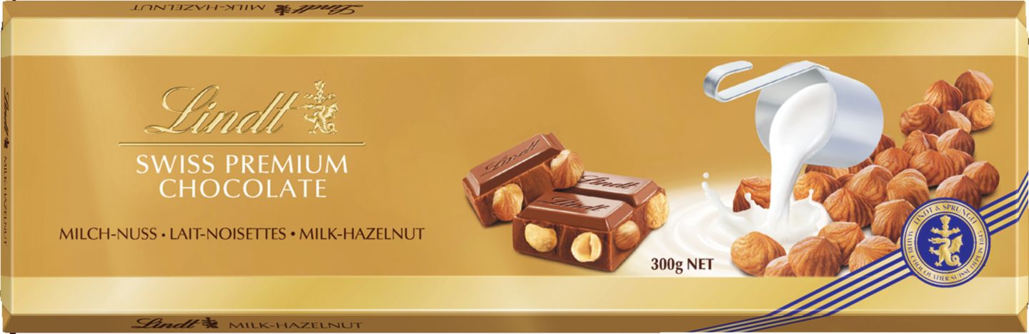 Изображение на Lindt Млечен шоколад с ядки
различни видове