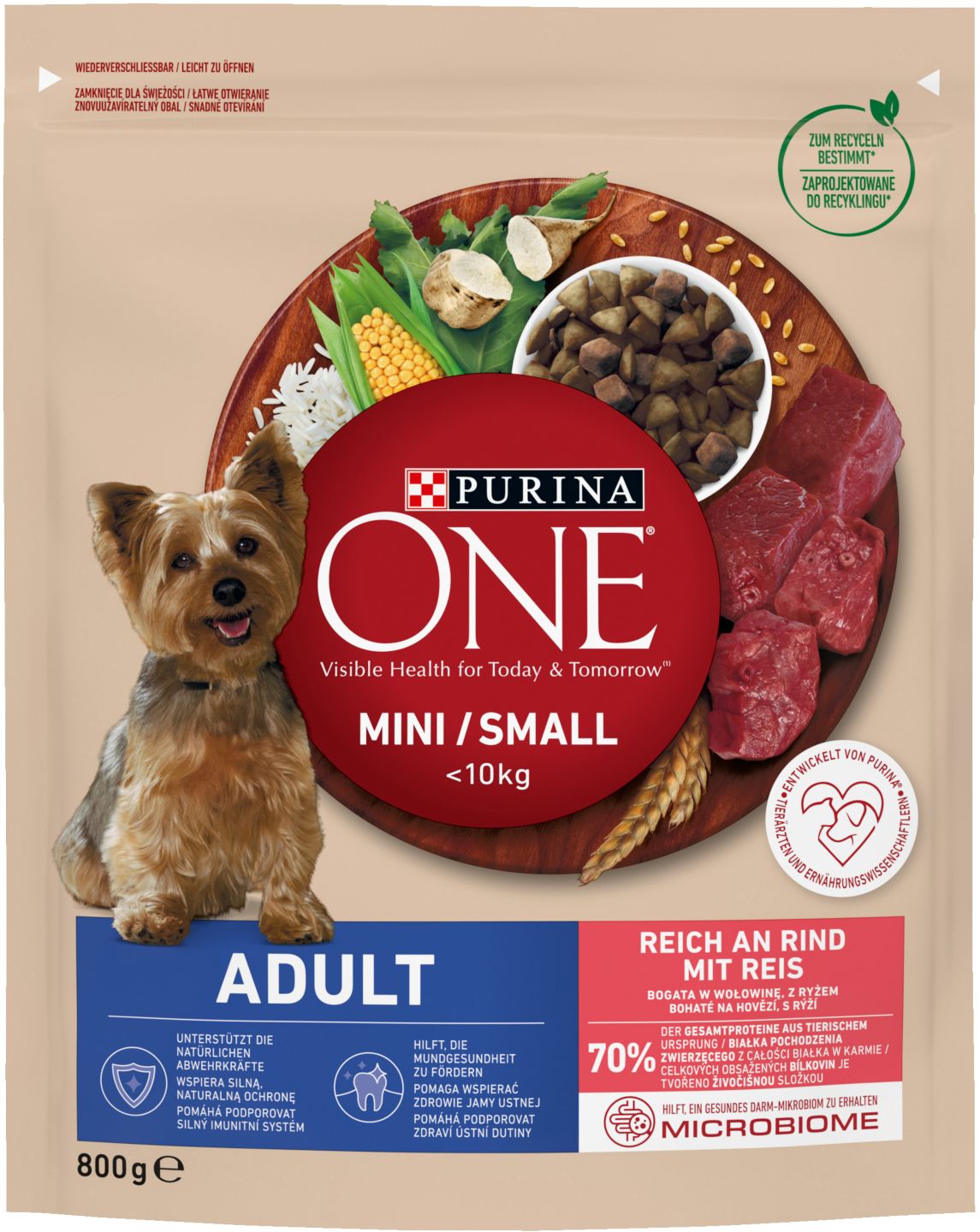 PURINA ONE Granuly pre psy