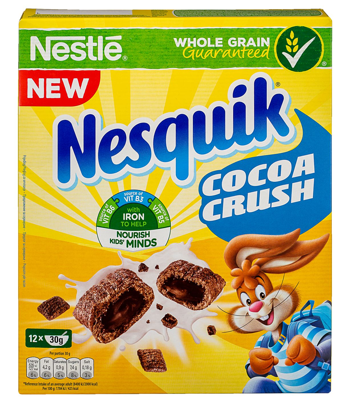 Изображение на NESQUIK Зърнена закуска
CRUSH