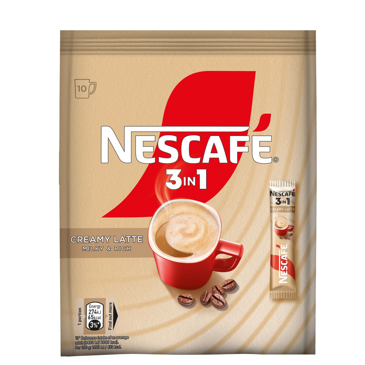 Изображение на Nescafe разтворимо кафе 3в1