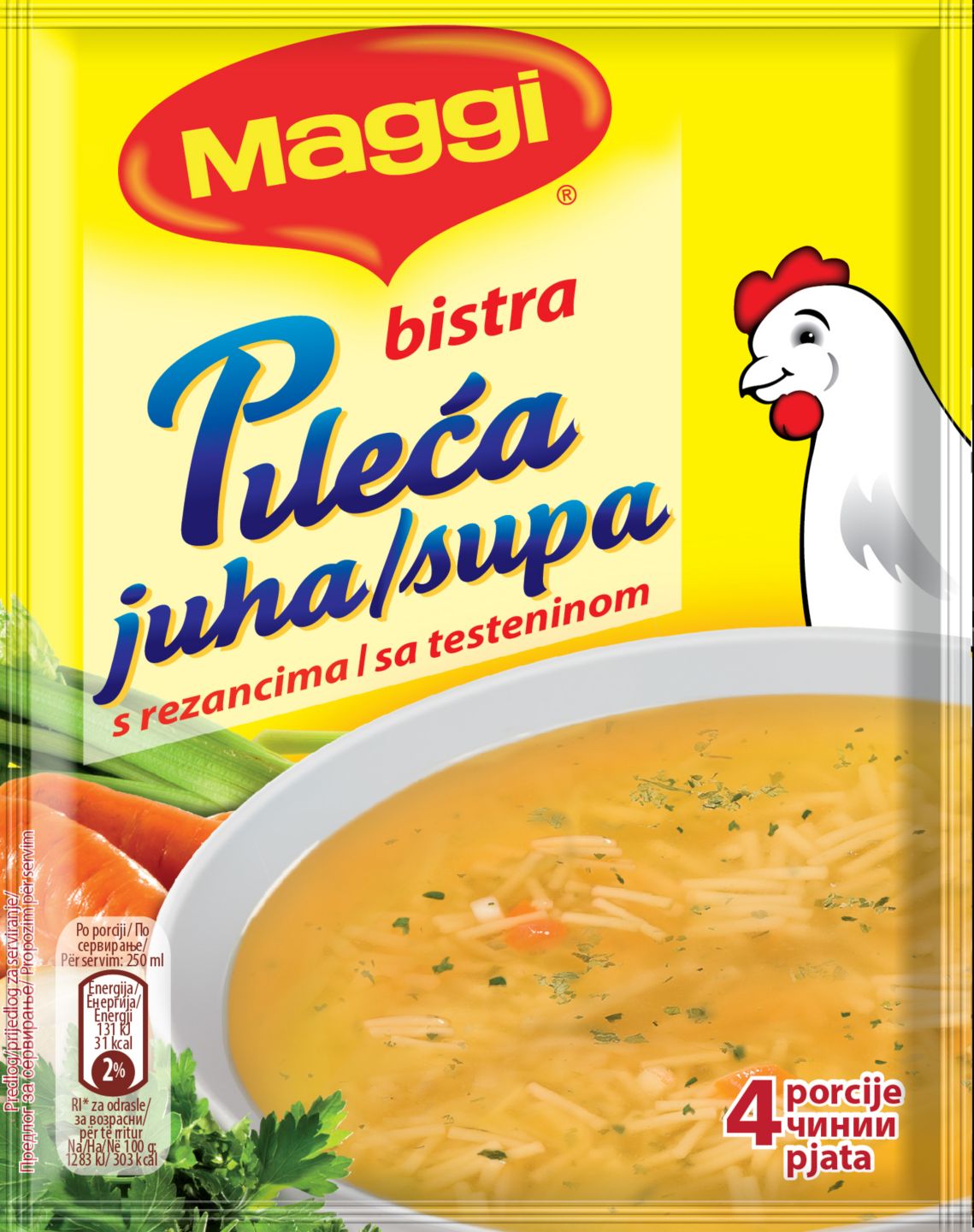 Maggi Pileća juha s tjesteninom