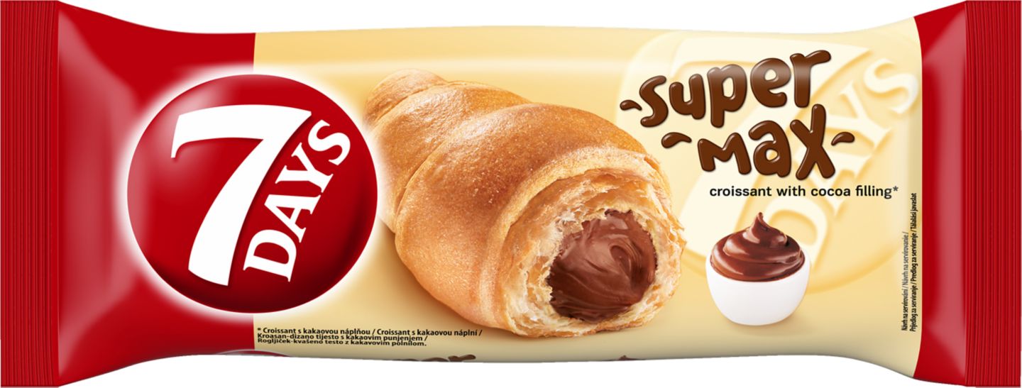7Days Croissant
kakaová náplň