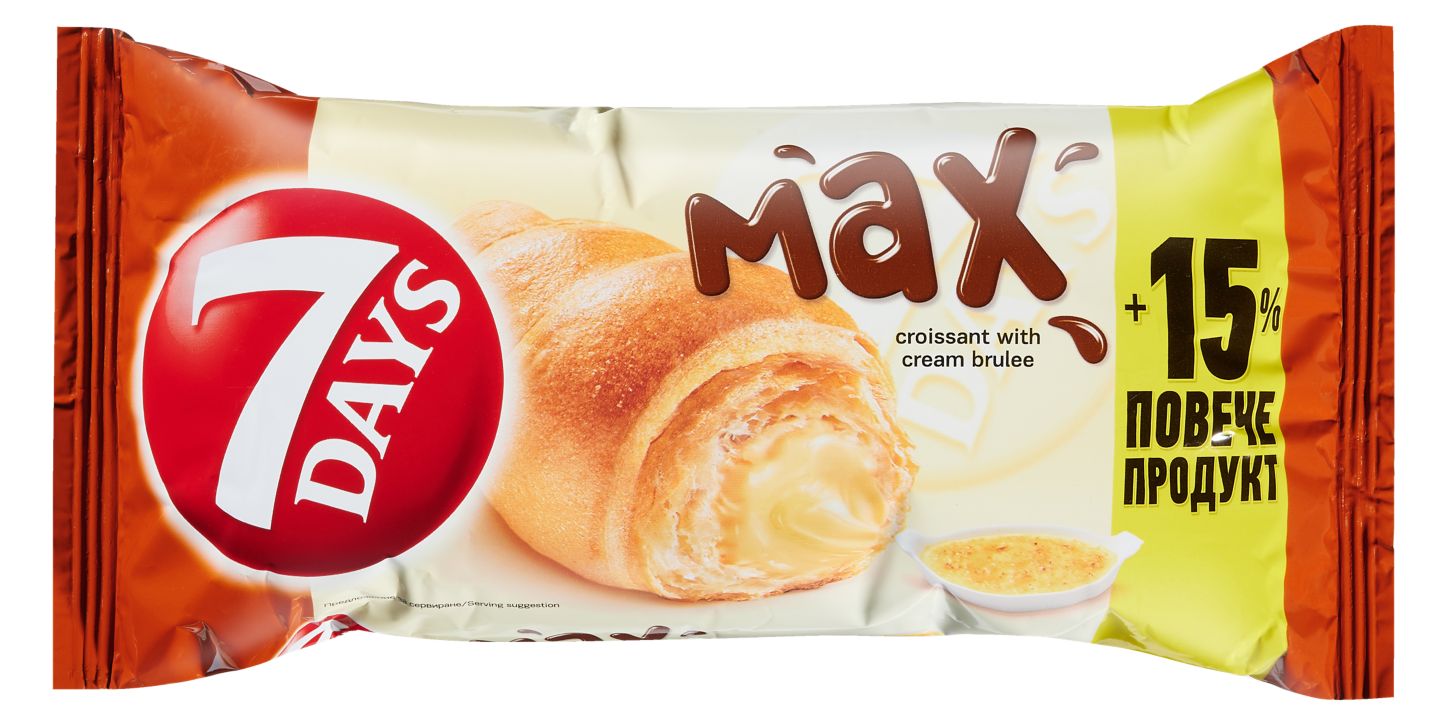 Изображение на 7 DAYS MAX/7 DAYS DOUBLE MAX Кроасан
различни вкусове