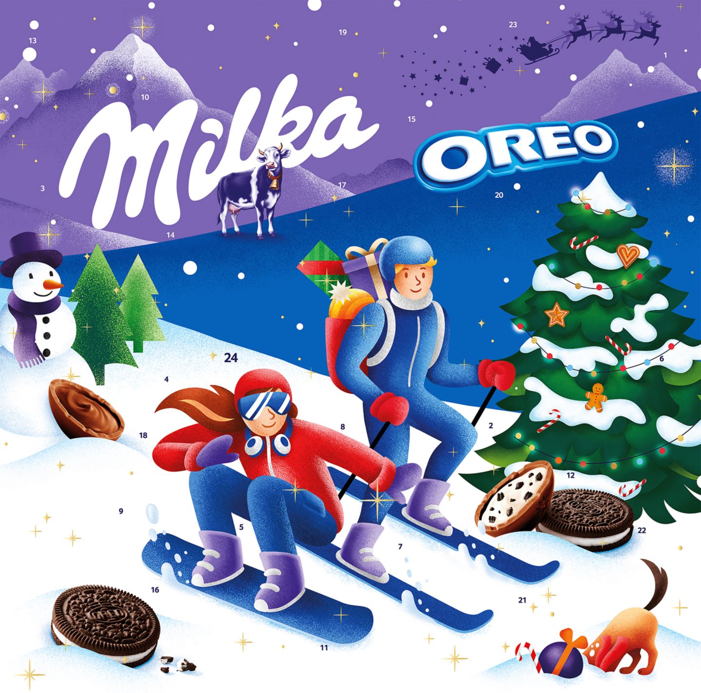 Milka Adventní kalendář