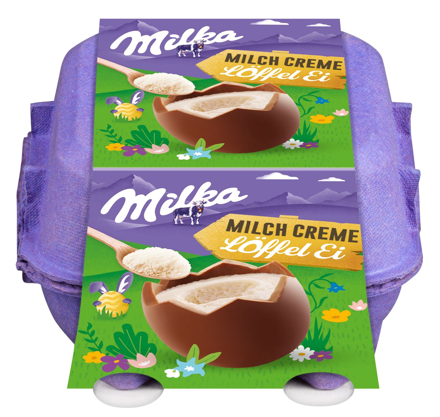 MILKA Löffel-Eier