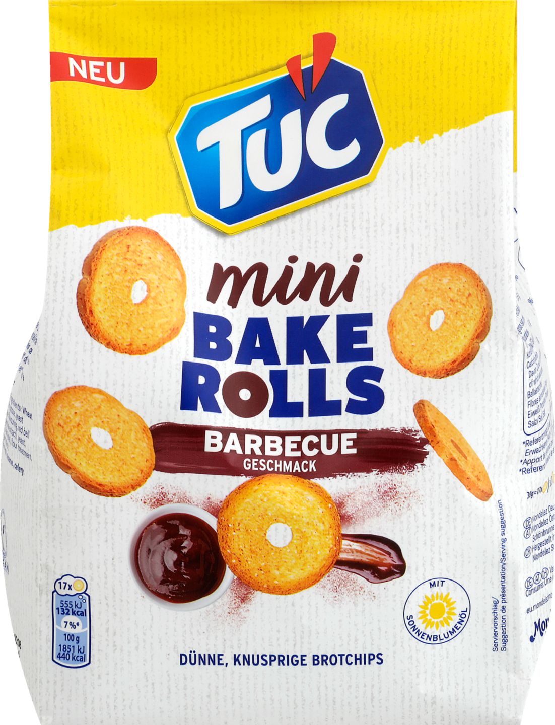 TUC Bake rolls mini s příchutí
150 g