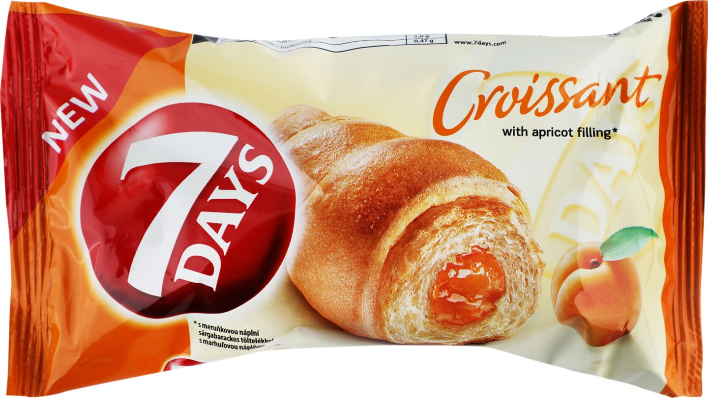 7Days croissant s príchuťou marhule 60g