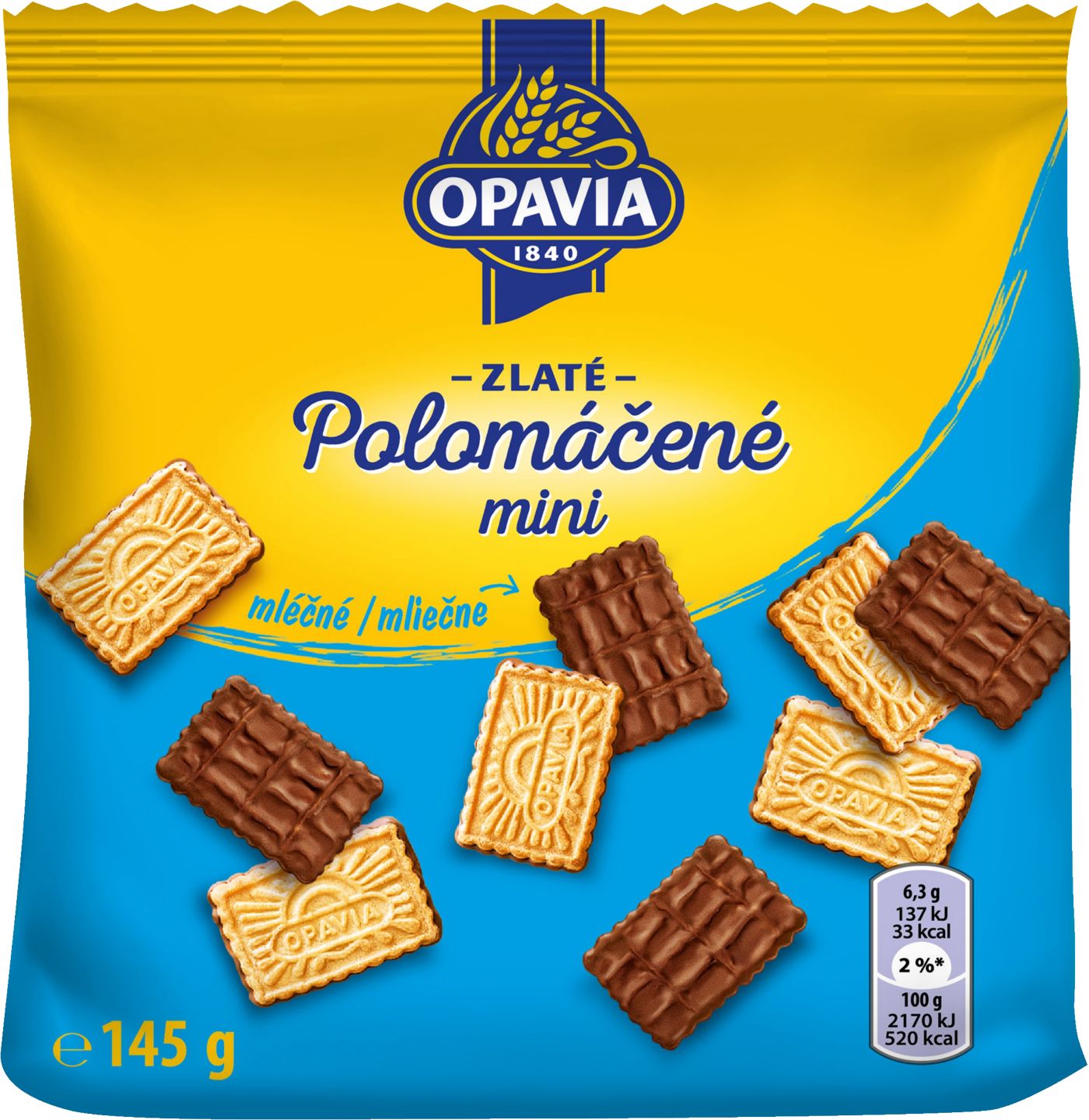 Zlaté Polomáčené Sušenky mini