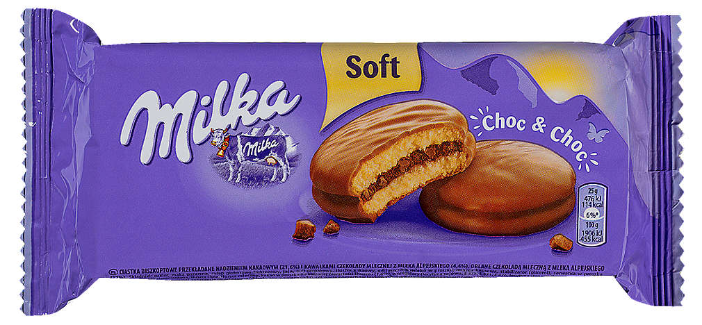 Изображение за продукта Milka Бисквити Choc&Choc