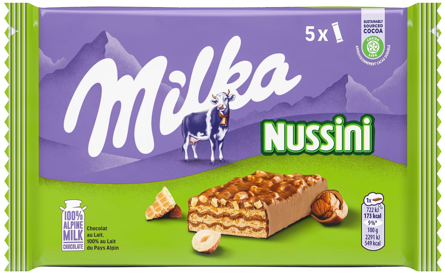 MILKA oder CADBURY Riegel