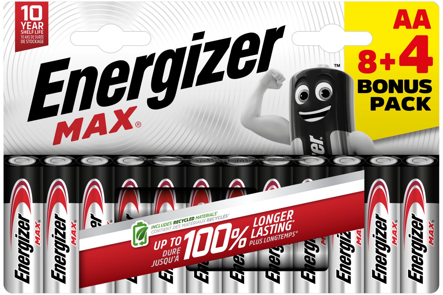 ENERGIZER »MAX« Alkaline-Batterien AA oder AAA