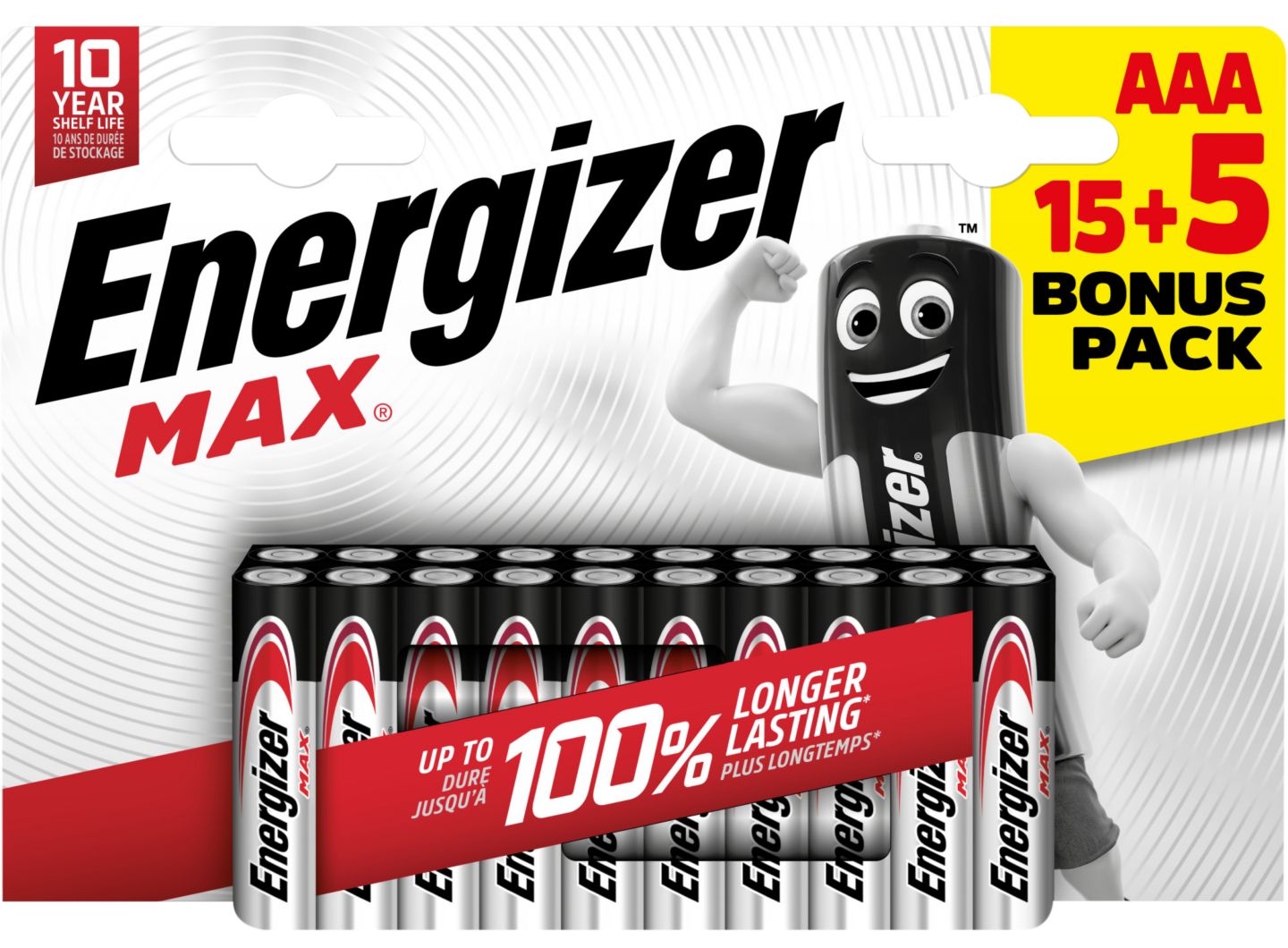 ENERGIZER Baterie AAA
20 kusů