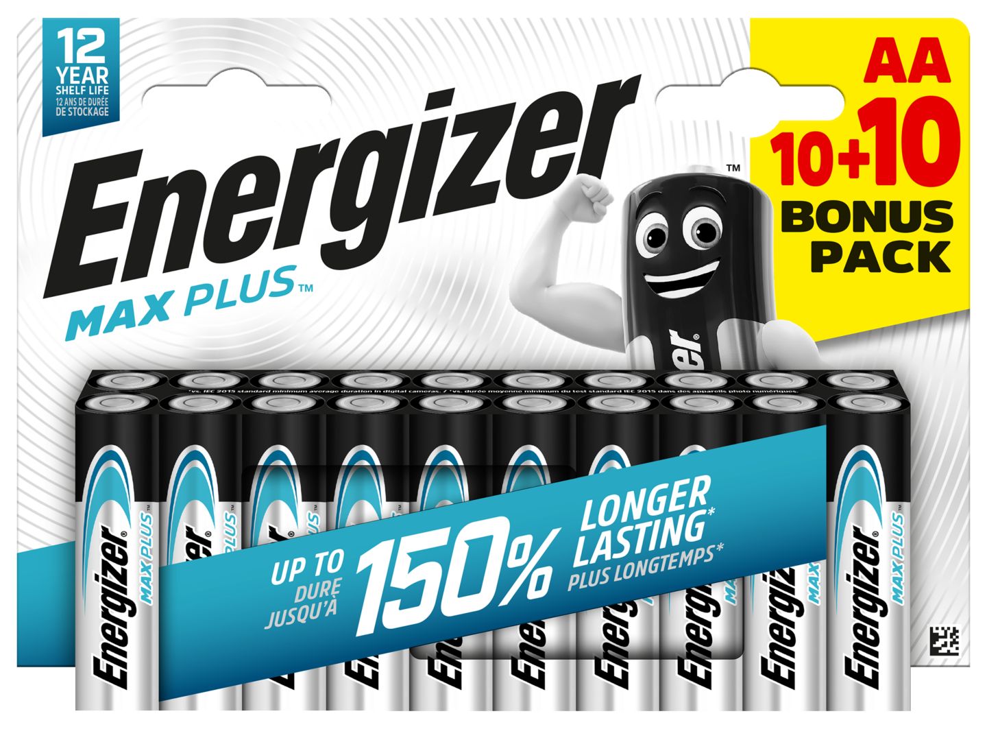ENERGIZER Alkalické Baterie AA
20 kusů v balení