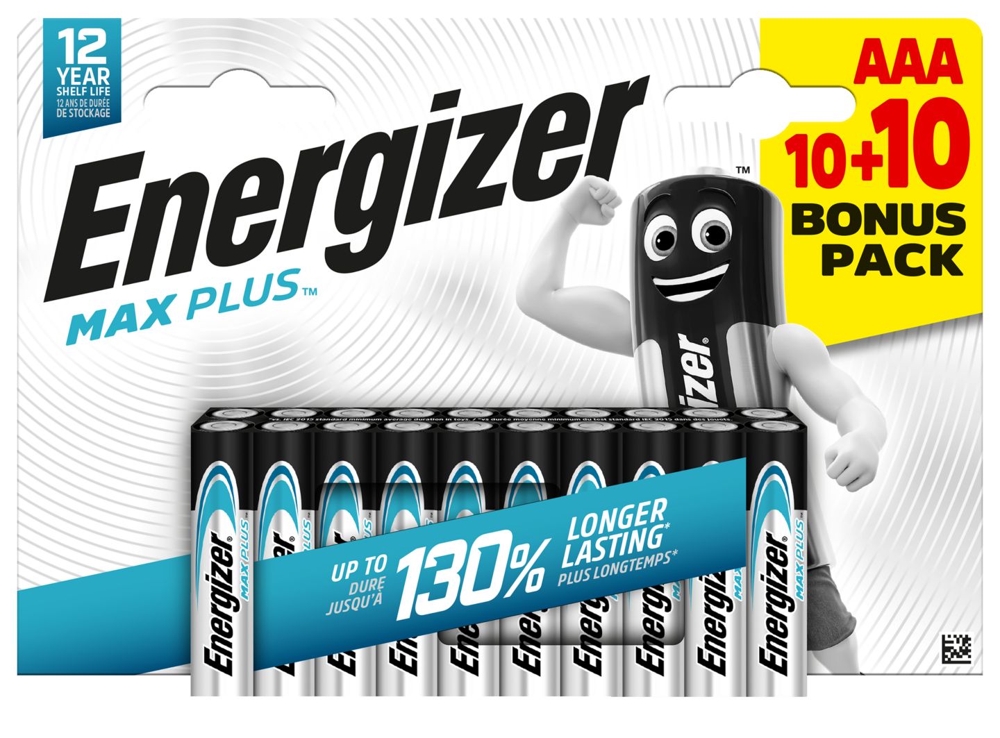 ENERGIZER Alkalické Baterie AAA
20 kusů v balení