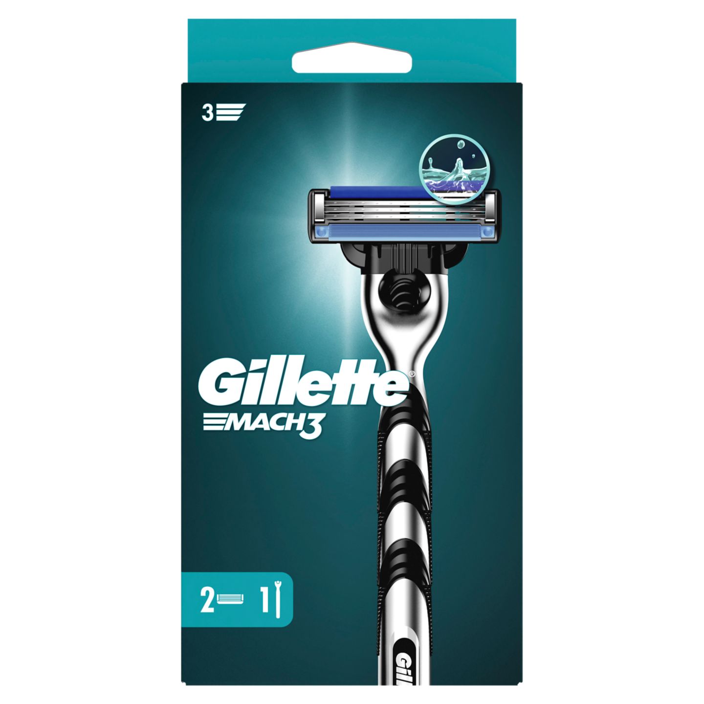 Изображение на Gillette Самобръсначка
Mach 3 с 2 ножчета