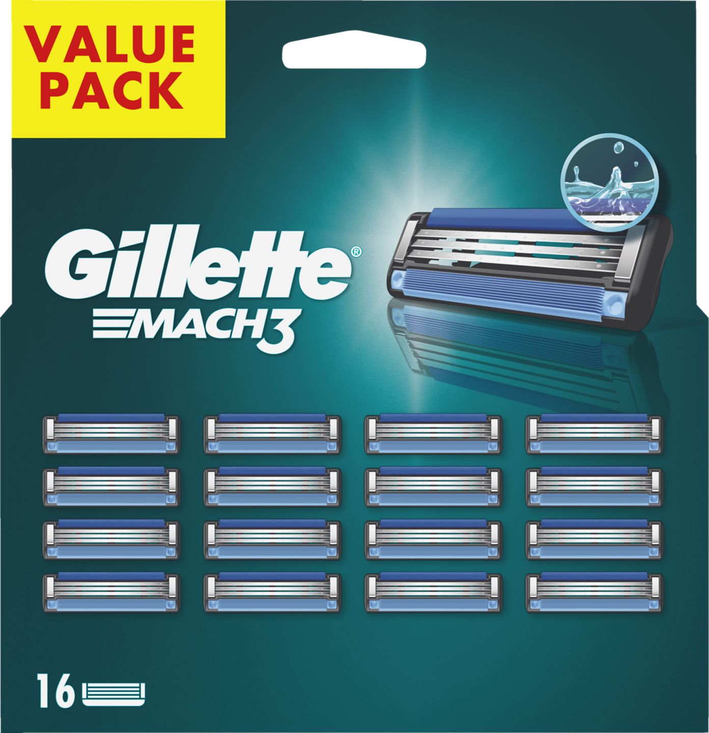 Gillette Mach3 Náhradné hlavice