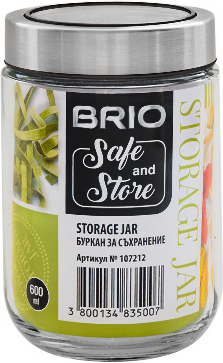 Изображение на BRIO Буркан Safe&Store
0,6 л