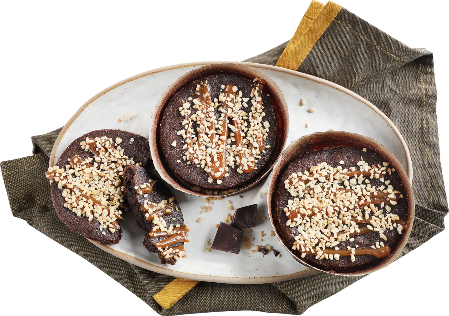 Brownie so slaným karamelom a arašídmi 95 g
