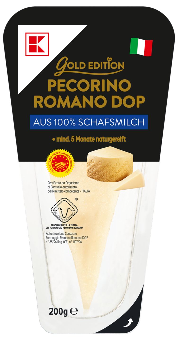 K-GOLD EDITION Pecorino Romano DOP 36 %
200 g