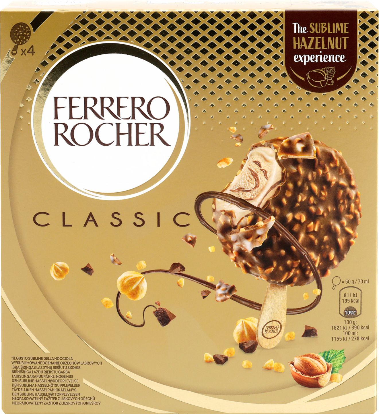 FERRERO Raffaello/Ferrero Rocher/
zmrzlina