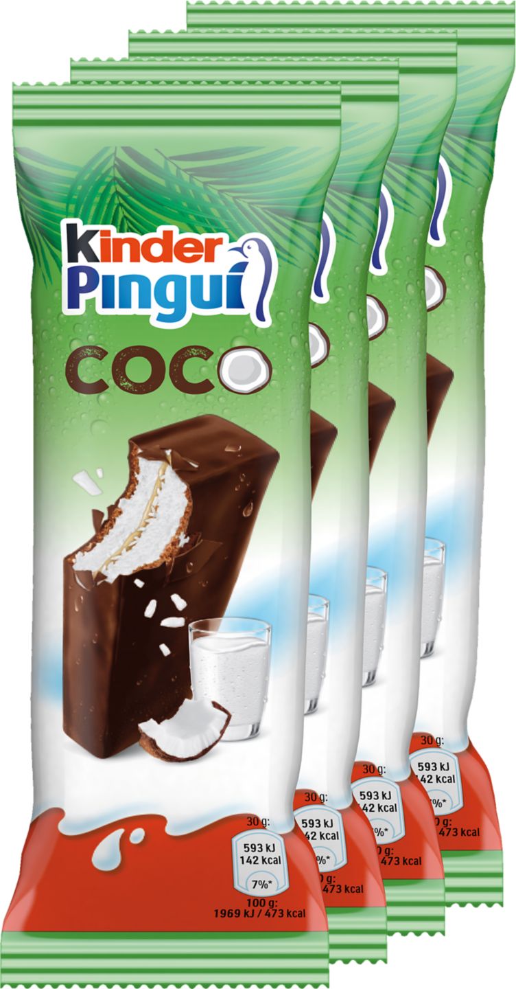Piškótové rezy rôzne druhy
4 x 30 g