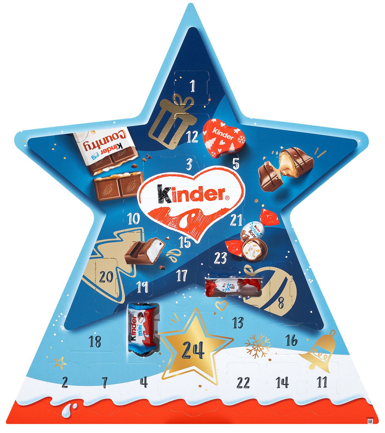 KINDER Adventskalender Stern oder Mini Mix
