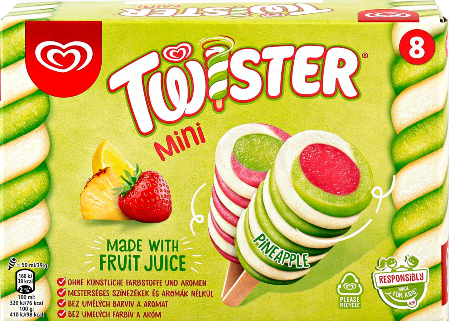 Twister Mini
Ovocná zmrzlina